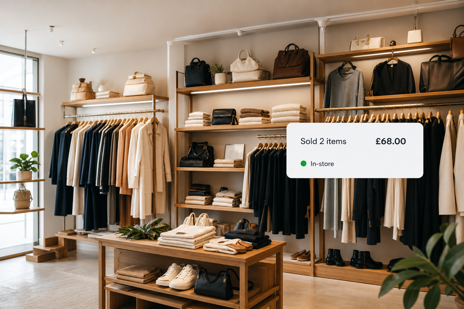 Retail boutique sale